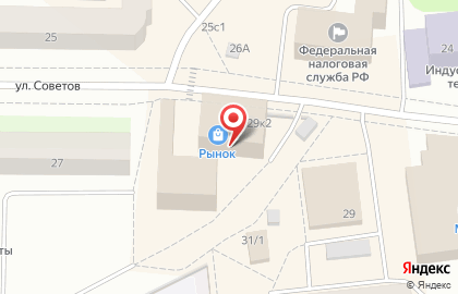 Магазин ивановского текстиля на улице Советов на карте