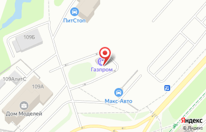 АЗС Газпром на Автозаводской улице на карте