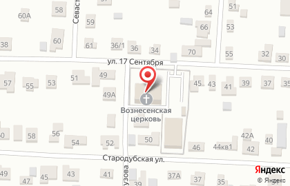 Протестантская церковь Вознесение Христово на карте