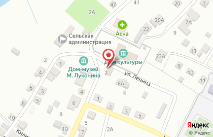 Магазин бытовой химии и игрушек на улице Ленина на карте