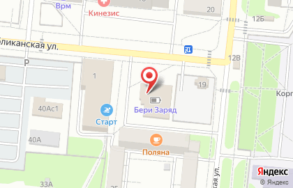 Супермаркет Пятёрочка на Белорусской улице на карте