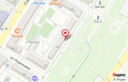 Общероссийская общественная организация малого и среднего предпринимательства Опора России в Центральном районе на карте