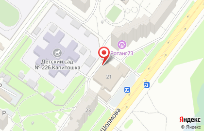 Производственная компания Ульяновские Стальные Двери в Засвияжском районе на карте