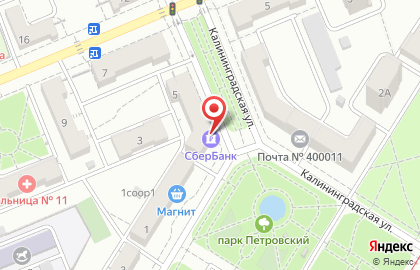 СберБанк России на Калининградской улице на карте