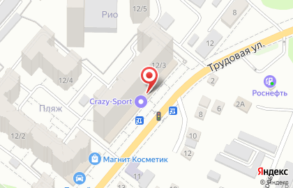 Мини-маркет Пив & Ко на Трудовой улице на карте