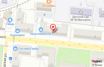 Федеральная сеть салонов красоты Цирюльникъ на Октябрьском проспекте на карте