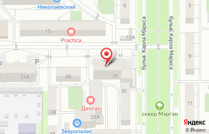 Магазин продуктов на Геологической улице на карте
