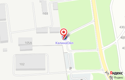 Калина-Ойл в Правобережном районе на карте