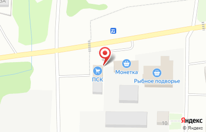 Продуктовый магазин на ул. Строителей, 12 на карте