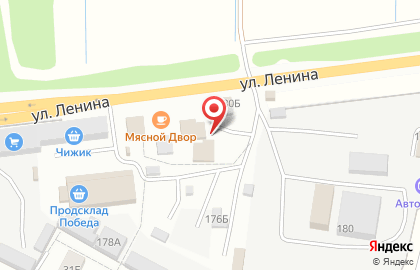 Шиномонтажная мастерская в Краснослободске на карте