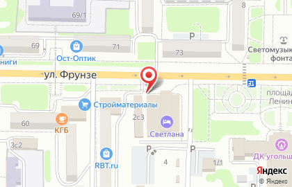 Сервисный центр Техносервис на улице Пушкина на карте