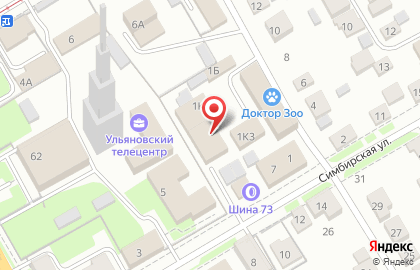 Монтажная компания Квазар на Симбирской улице на карте