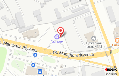 Газпром в Уфе на карте