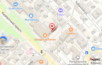 Клиника лечения наркомании и алкоголизма "Сочи-Нарколог" на карте