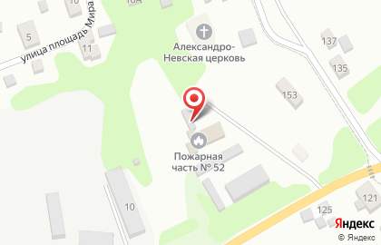 1 пожарно-спасательный отряд ФПС Государственной противопожарной службы Главного управления МЧС России по Тульской области Пожарно-спасательная часть №52 на карте