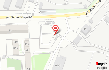 Автосервис Вираж на улице Холмогорова на карте