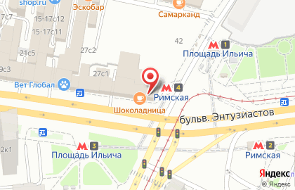 ШЕШ-БЕШ на площади Ильича на карте