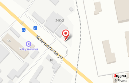 Магазин автозапчастей для автомобилей на Кемеровской улице на карте