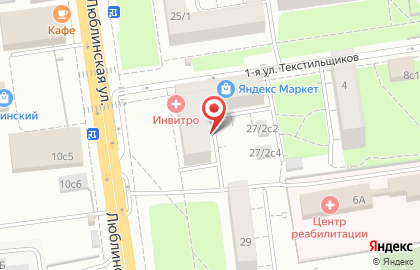 Текстиль Рум (Москва) на Люблинской улице на карте