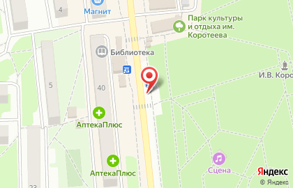 Киоск по продаже печатной продукции на улице Пушкина на карте