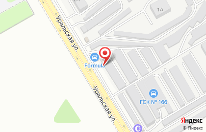 Автосервис Формула в Ленинском районе на карте