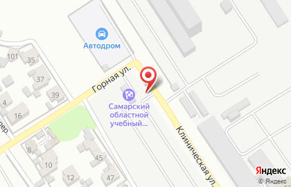 Автостоянка ВОА на Горной улице на карте