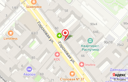 Ergohaus на Гороховой улице на карте