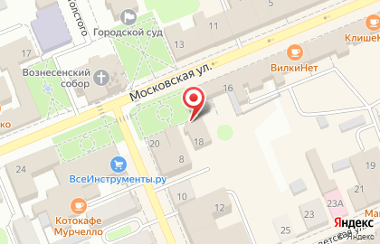 Салон красоты Гламур на Московской улице на карте