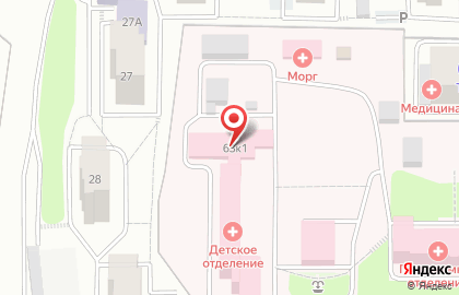 Центральная городская больница г. Лыткарино на Коммунистической улице на карте