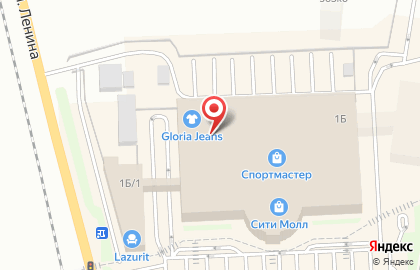 Спортивный магазин Спортмастер в ТЦ Сити Молл на карте