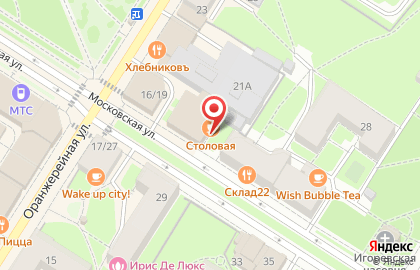 Столовая Gutsait Group на Московской площади на карте