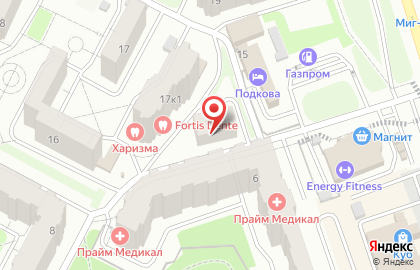 Строящийся жилой дом по ул. Авиационная, 17 к2 на карте