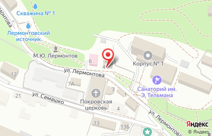 Отель Княжна Мери на карте