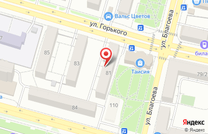 Аптека, ООО МСС-Панацея на улице Горького на карте