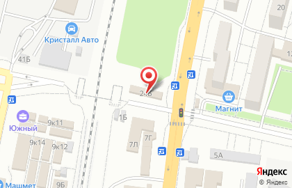 Сеть магазинов Новосел в Левобережном районе на карте