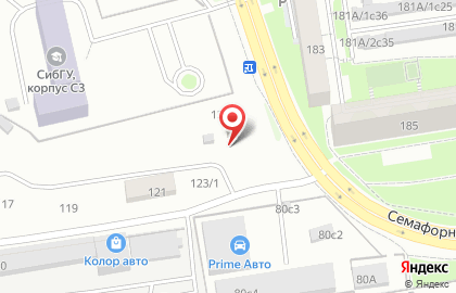 Шиномонтажная мастерская в Свердловском районе на карте