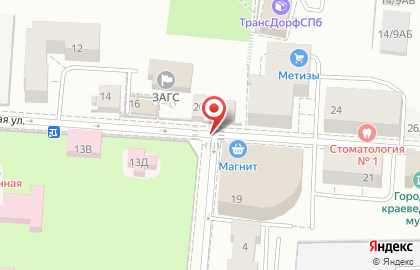 Салон красоты Шарм в Петродворцовом районе на карте