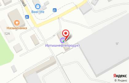 Иртышнефтепродукт на улице Строителей на карте