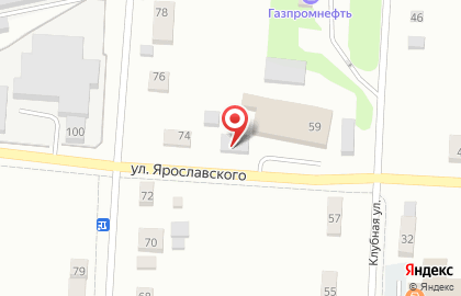 Продовольственный магазин Барин на Клубной улице на карте