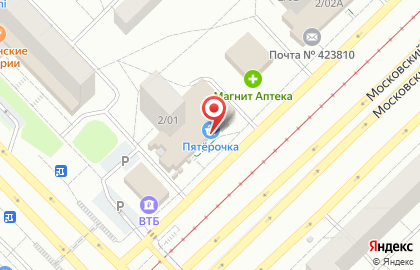 Дискаунтер Пятёрочка в Набережных Челнах на карте