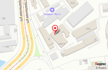 Автосервис АВТОСИТИ на улице Зимняя на карте
