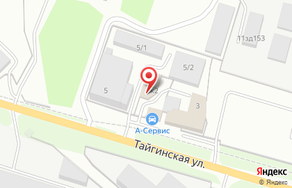 Автокомплекс А-Сервис в Калининском районе на карте