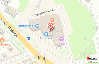 Концертная касса на проспекте Победы на карте