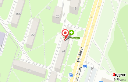 Аптека 03 на улице Новой Зари, 24 на карте