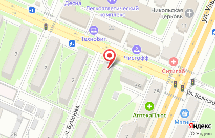 Аптека Айболит в Бежицком районе на карте