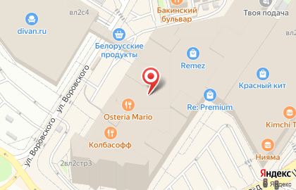 Магазин одежды Koton в Москве на карте