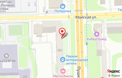 Служба доставки Турбо Суши на карте