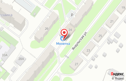 Супермаркет Монетка в Орджоникидзевском районе на карте