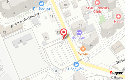 Автостоянка в Самаре на карте