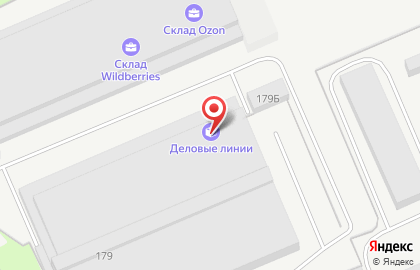 Транспортно-экспедиторская компания Деловые Линии на улице 50 лет Октября на карте